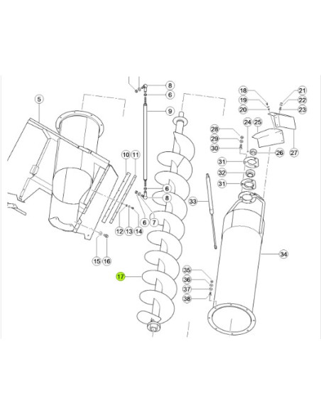 ШНЕК CLAAS 0007358990