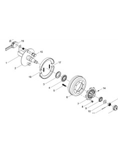 Пружина розтягування 3x17x120 00311255 HORSCH 2
