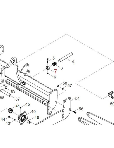 24363002 Направляюча 60 x 10 x 30 мм Horsch