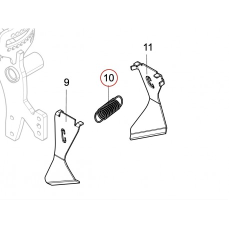 Пружина розтягу Vaderstad - Артикул 265705