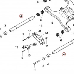 Вісь рами 163029 | для сівалки